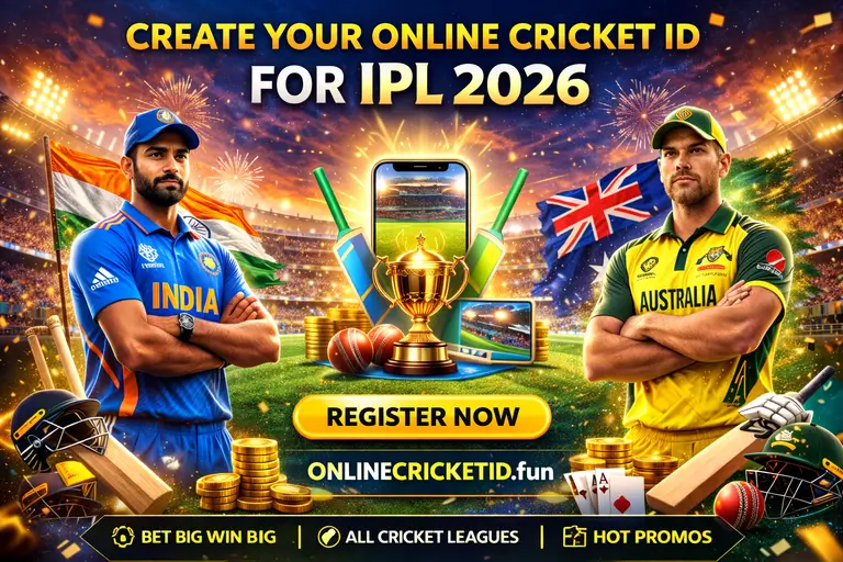 Night cricket match under stadium floodlights with packed crowd